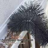 Gutter Cleaning Brush Roofing Tool with Pole 208cm for Long Splicing Gutter - Extra Image