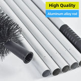 Gutter Cleaning Brush Roofing Tool with Pole 208cm for Long Splicing Gutter - Extra Image