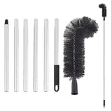 Gutter Cleaning Brush Roofing Tool with Pole 208cm for Long Splicing Gutter - Front View