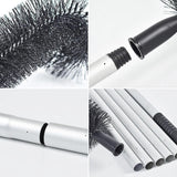 Gutter Cleaning Brush Roofing Tool with Pole 208cm for Long Splicing Gutter - 45-Degree Angle