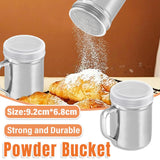 Stainless Steel Powder Shaker Mesh Sugar Flour Dispenser Spice Baking Tool