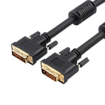 DVI Black Cable Male DVI-D for LCD Monitor Computer PC Projector DVD Cord Lead - 5M
