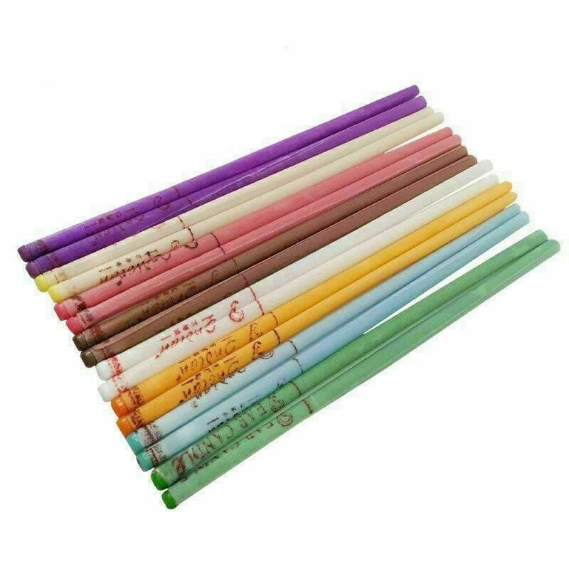 16Pcs Scented Ear Candles Aromatherapy Wax Relaxation Set Multi Colour