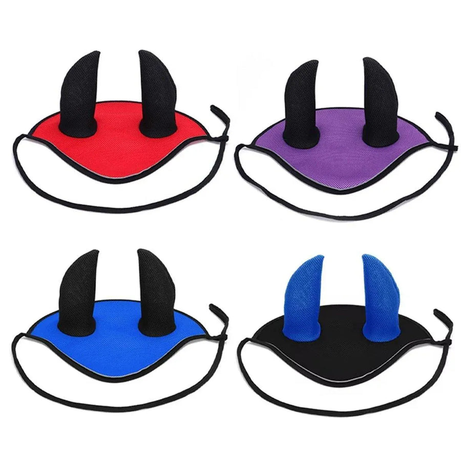 Breathable Mesh Cloth Ear Muffs For Horse Accessories Comfortable Fly Protection - Blue