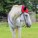 Breathable Mesh Cloth Ear Muffs For Horse Accessories Comfortable Fly Protection - Blue
