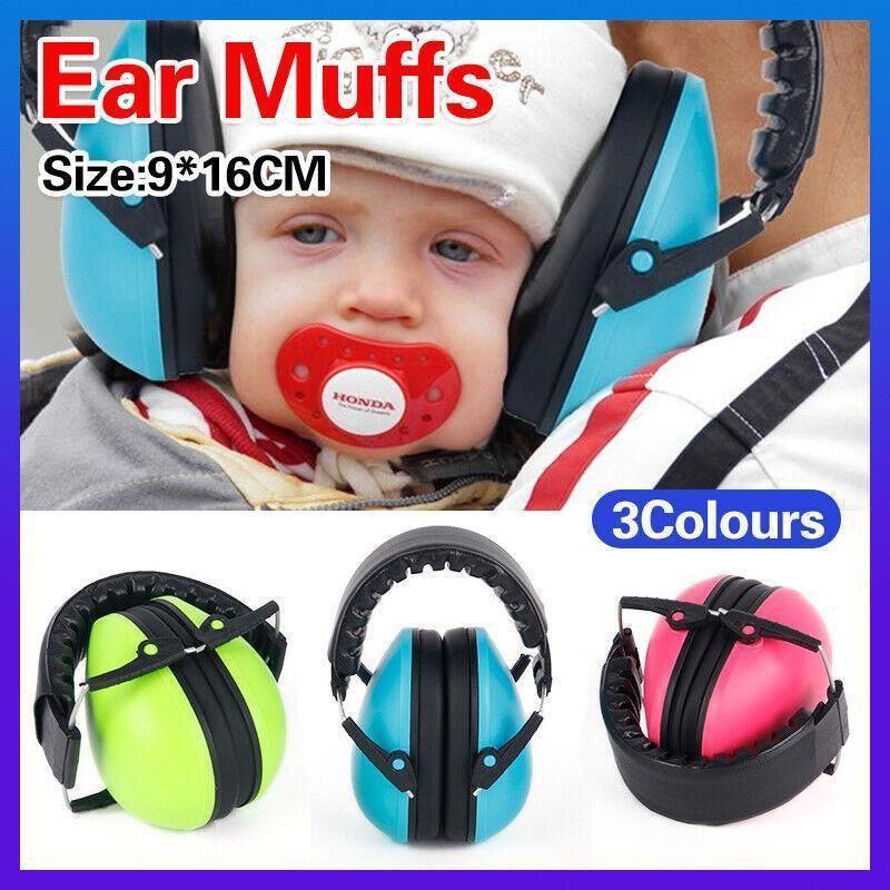 Kids Adjustable Over-Ear Muffs, Ages 2+ - Green