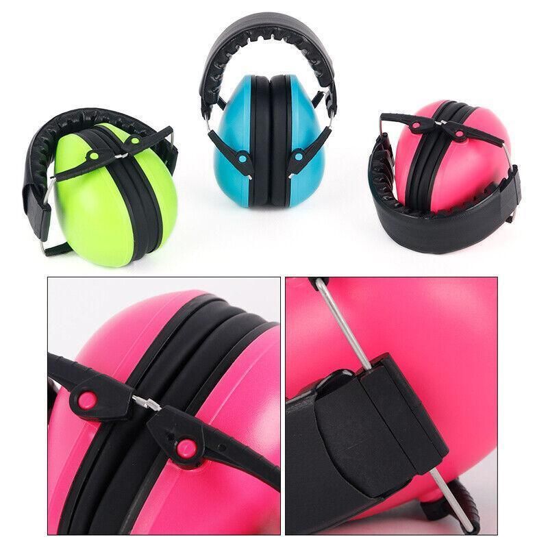 Kids Adjustable Over-Ear Muffs, Ages 2+ - Green