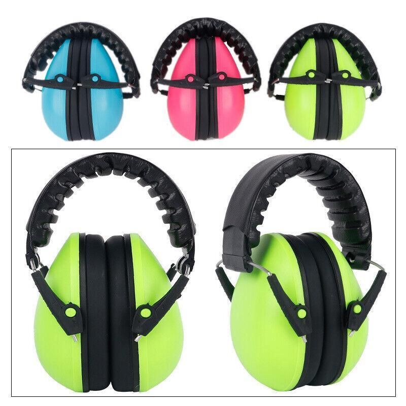 Kids Adjustable Over-Ear Muffs, Ages 2+ - Green