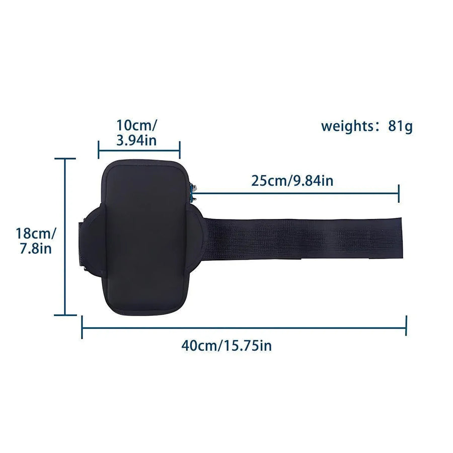Arm Band Mobile Phone Holder Bag Sports Running Jogging Gym Exercise Pouch Case
