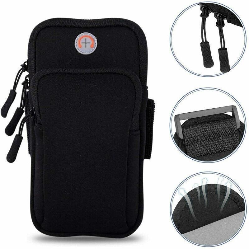 Arm Band Mobile Phone Holder Bag Sports Running Jogging Gym Exercise Pouch Case