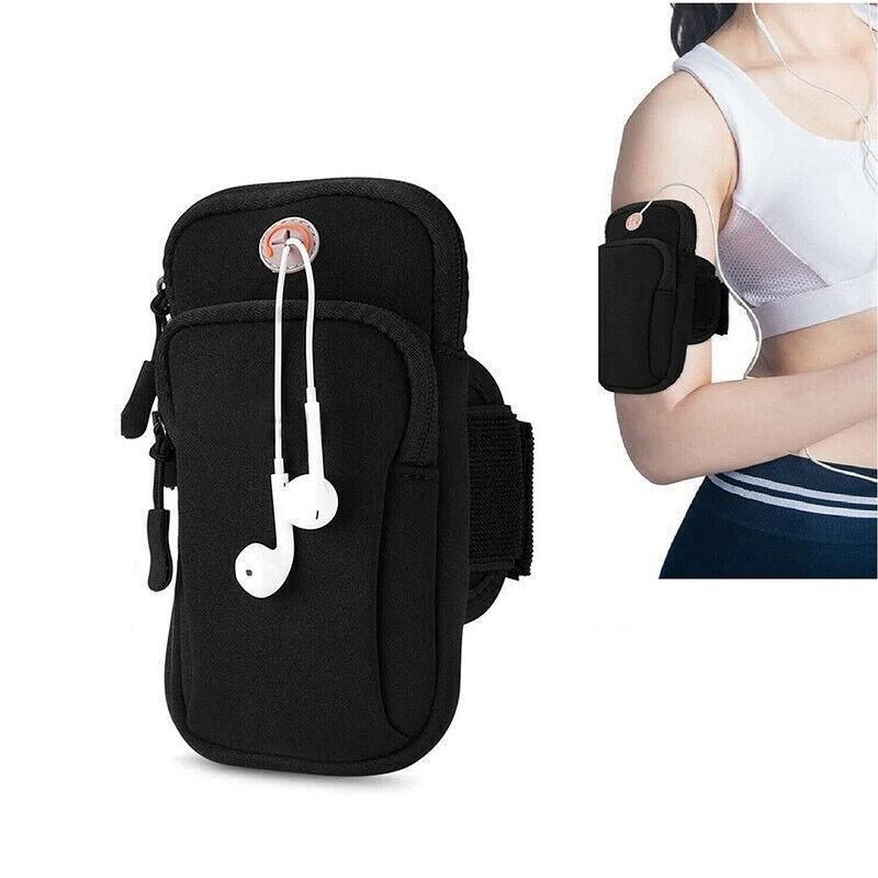 Arm Band Mobile Phone Holder Bag Sports Running Jogging Gym Exercise Pouch Case