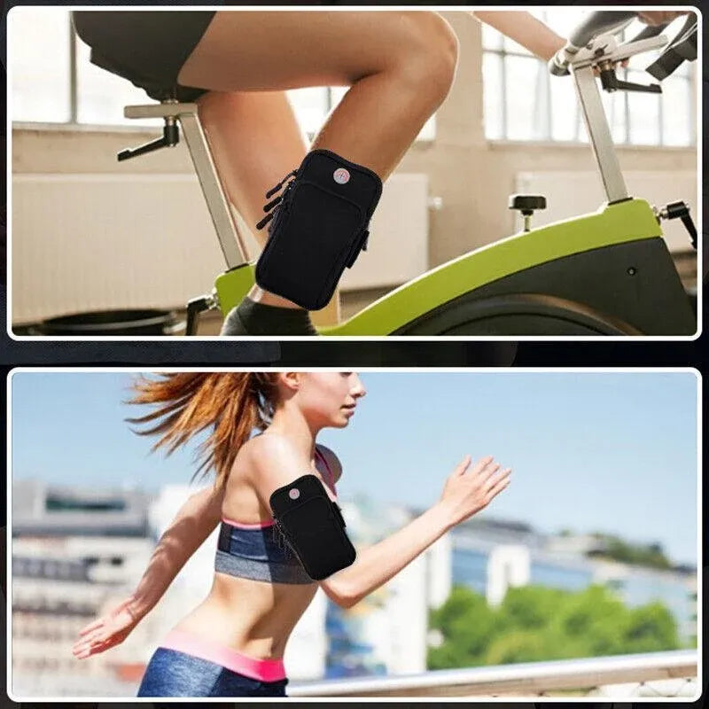 Arm Band Mobile Phone Holder Bag Sports Running Jogging Gym Exercise Pouch Case