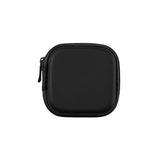 Portable Hard Case Pouch Storage Bag For Earphone Headphone Earbuds Cable - Rose Red - Top-Down View