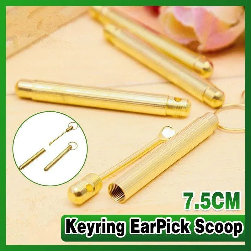 5Pcs Mini Small Keyring Earpick Scoop