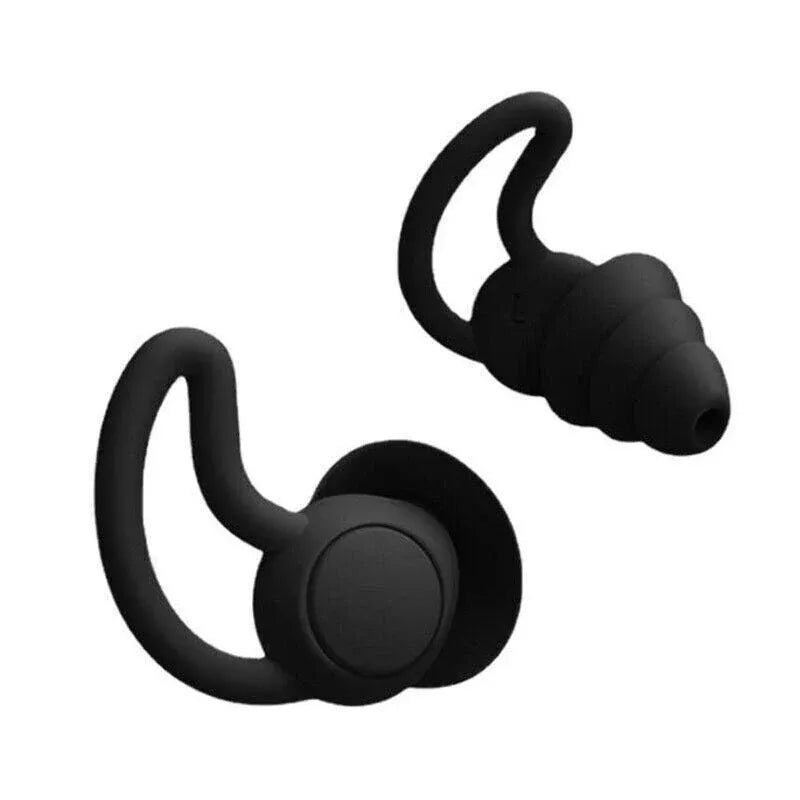 Comfortable Rhino Horn Style Silicone Ear Plugs for Sleeping - Red