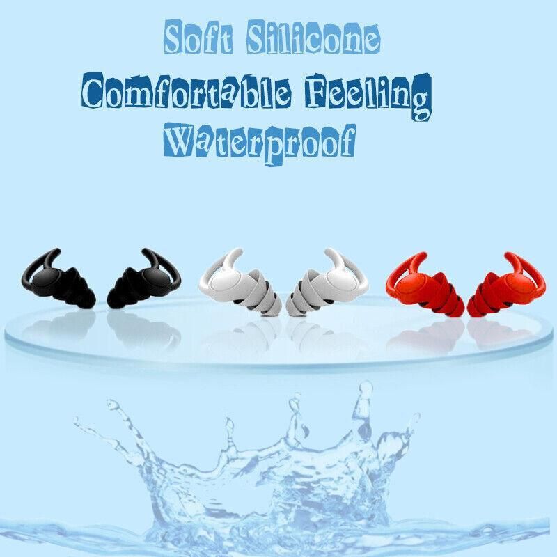 Comfortable Rhino Horn Style Silicone Ear Plugs for Sleeping - Red