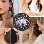 100PCS Clear Silicone Earring Backs Soft Hypoallergenic Stoppers 5mm