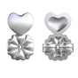 Hypoallergenic Fits Earrings Ear Support Lifts Magic Bax Backs Studs Auxiliary - Silver