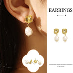 Elegant Baroque Earrings French Simple Fashion Jewelry for Women