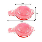 2PCS Easy Eggwich Microwave Egg Cooker Non Stick Poacher for Fast Breakfast Eggs