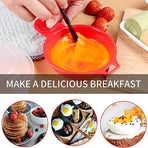 2PCS Easy Eggwich Microwave Egg Cooker Non Stick Poacher for Fast Breakfast Eggs