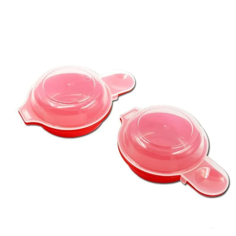 2PCS Easy Eggwich Microwave Egg Cooker Non Stick Poacher for Fast Breakfast Eggs