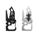 Portable Multifunctional Tool Card Outdoor Survival Combination Tool for Home - Silver