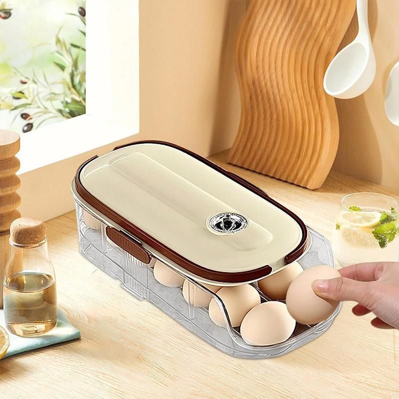 Home Egg Carton Kitchen Storage Organizer for Handheld Egg Holding and Display
