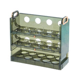 Refrigerator Egg Organizer Side Door Storage Tray Egg Carton Holder Kitchen Box - Front View
