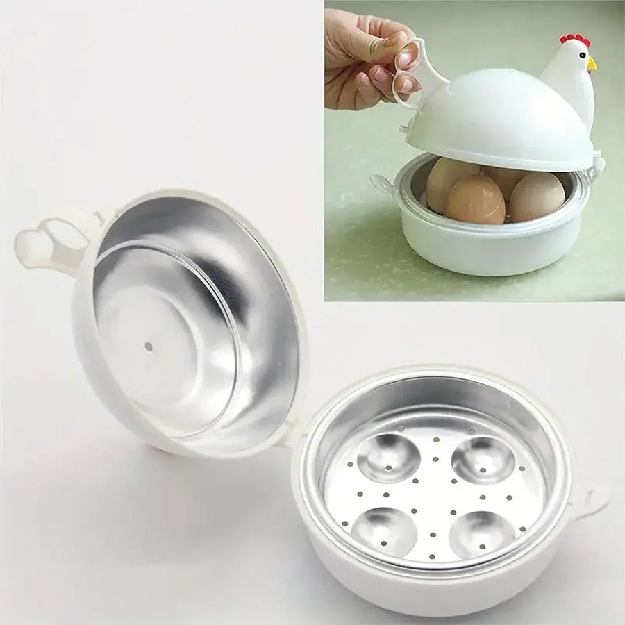 Microwave Oven Egg Steamer Boiled Egg Artifact Boiled Egg Mini Household Special Heating Box