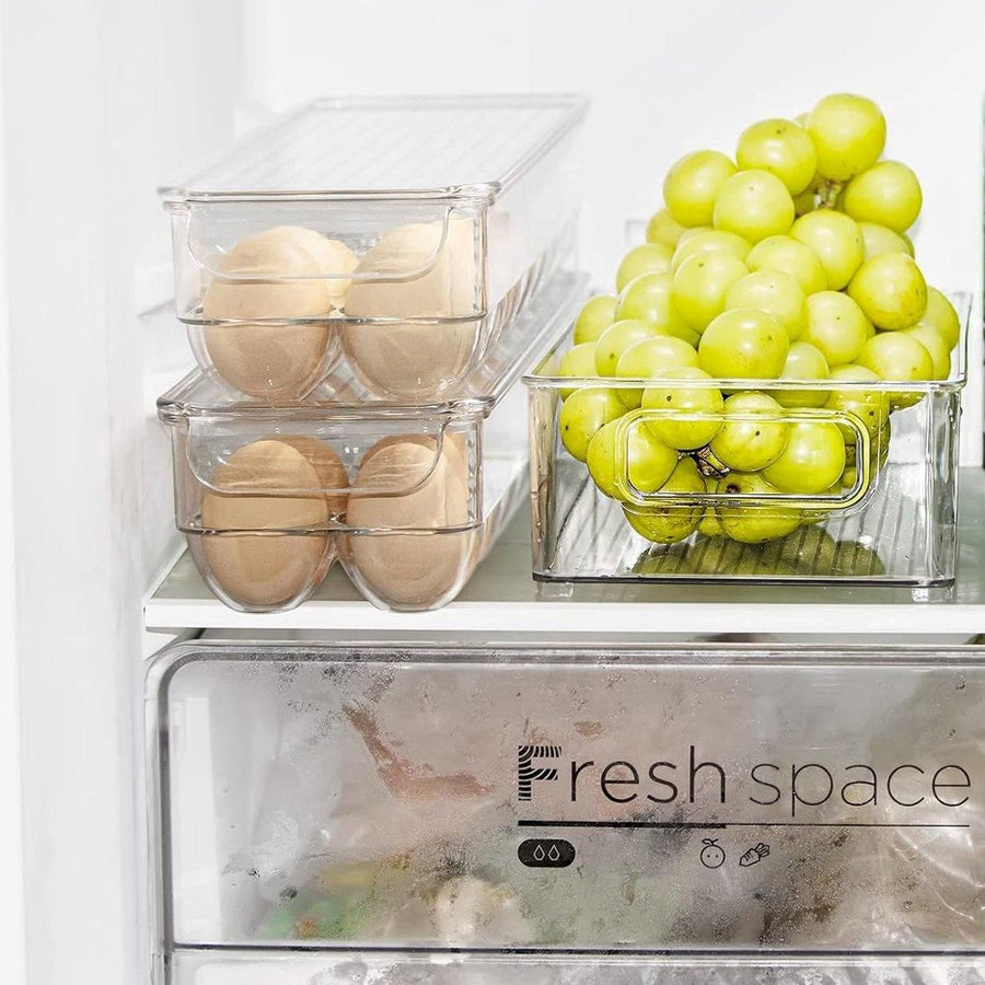 Refrigerator Storage Box Egg Holder Kitchen Organizer Box for Food and Storage