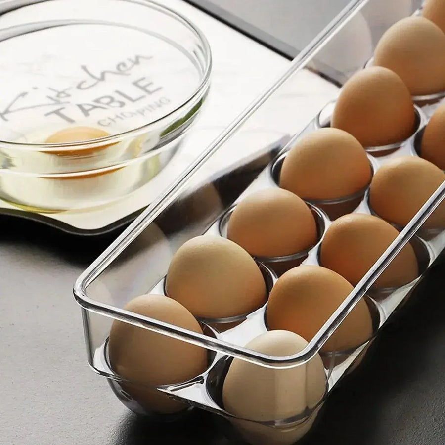 Refrigerator Storage Box Egg Holder Kitchen Organizer Box for Food and Storage