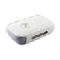 Drawer Type Eggs Tray Fruit Storage Box Kitchen Stacking Holder Food Container - White