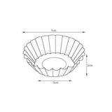 20pcs Aluminium Egg Tart Moulds Non Stick Round Baking Cups for Cupcakes Pies