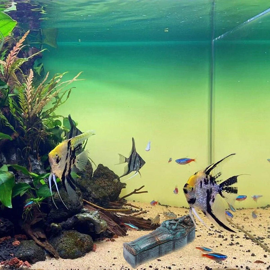 Mummy Aquarium Resin Craft Decoration for Fish Tank Aquascape Ornament Landscape