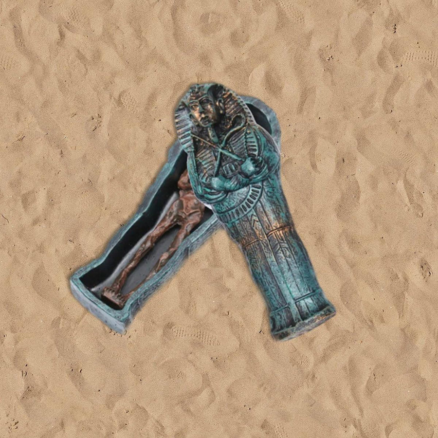 Mummy Aquarium Resin Craft Decoration for Fish Tank Aquascape Ornament Landscape