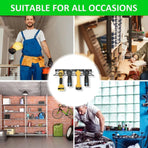 Metal Drill Storage Rack Power Tool Holder Organizer Wall Mount Heavy Duty Shelf