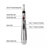 Accupuncture Electronic Massage Pen Energy Pen Relief Pain Tool Meridian Therapy - 45-Degree Angle