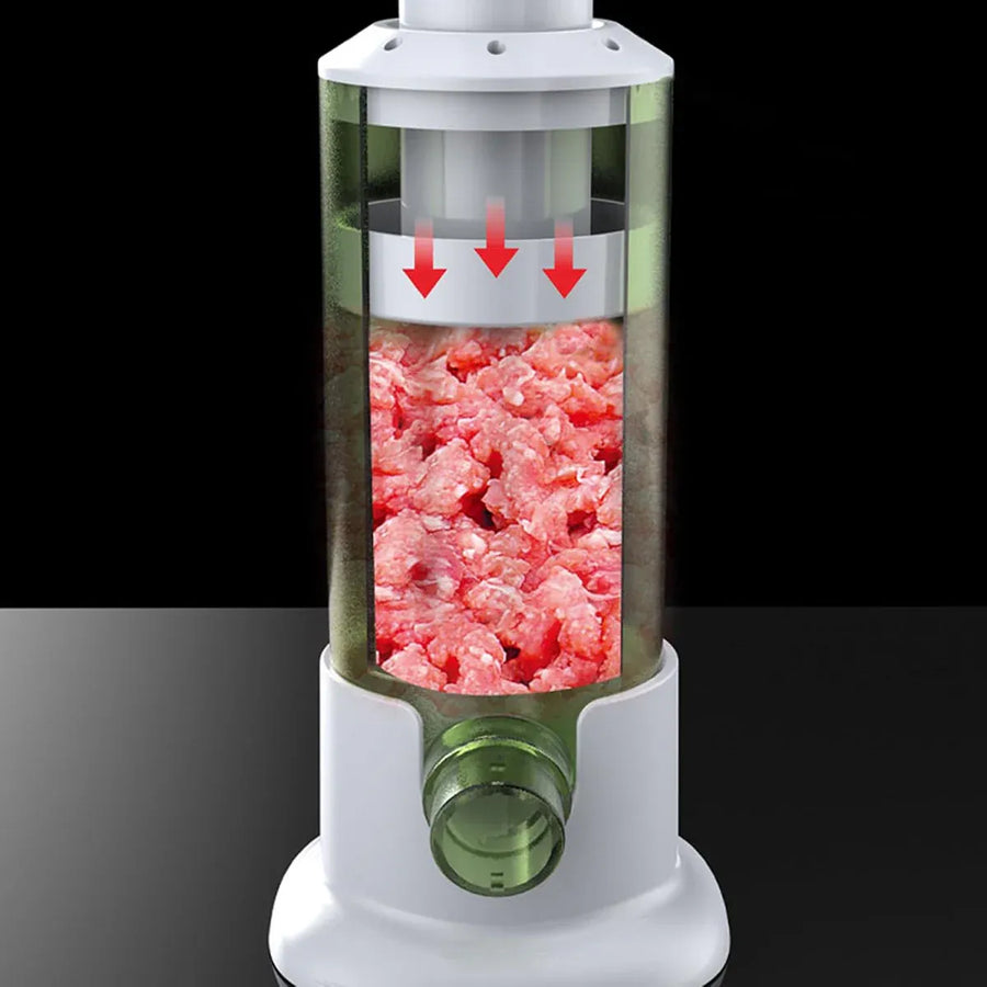 Manual Sausage Stuffer Home Kitchen Meat Filler Tool Sausage Maker Machine - Green