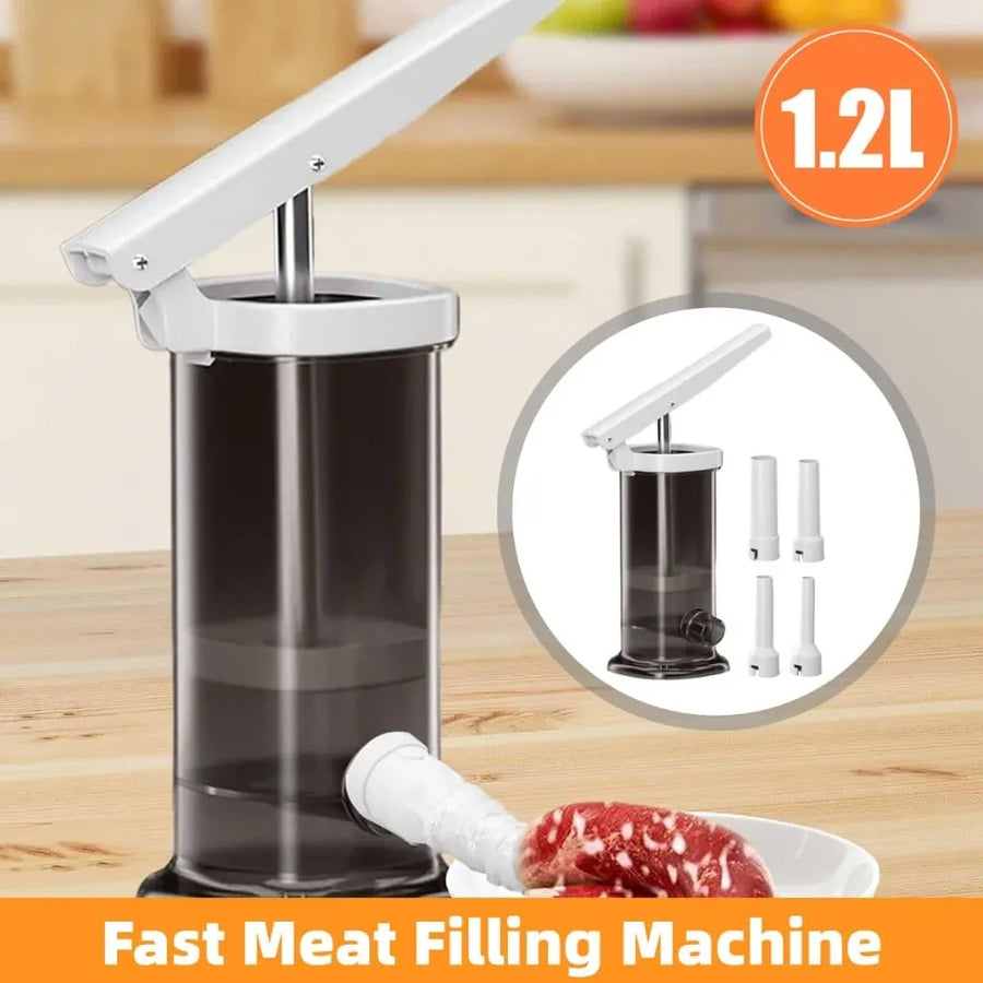 2L Handmade Household Manual Pressing Sausage Making Tool Sausage Stuffer Meat