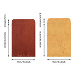 50PCS Vintage Kraft Paper Envelopes Self-Adhesive Durable for Invitations Use - Brown