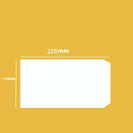 White Business Envelopes 8 Sizes Opaque Mailer with Pre-Printed Postcode - 1N:165*100MM