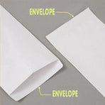 White Business Envelopes 8 Sizes Opaque Mailer with Pre-Printed Postcode - 5N:220*110MM