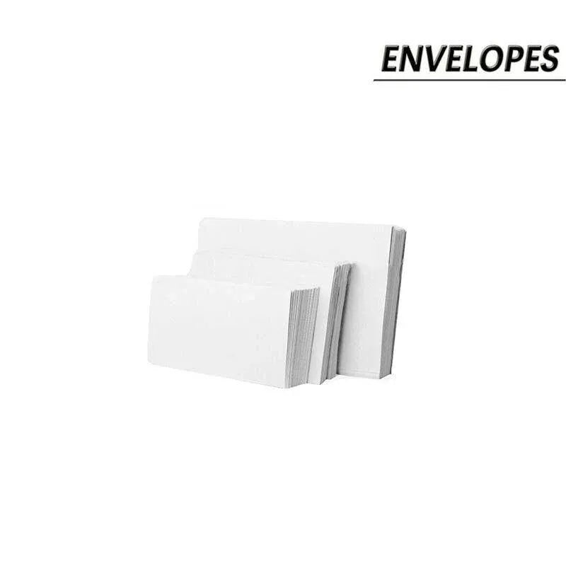 White Business Envelopes 8 Sizes Opaque Mailer with Pre-Printed Postcode - 5N:220*110MM