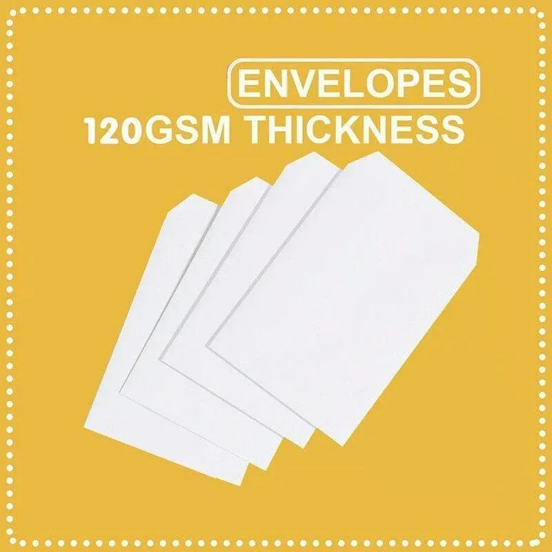 White Business Envelopes 8 Sizes Opaque Mailer with Pre-Printed Postcode - 9N:324*229MM