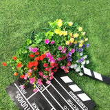 8pcs Artificial Camellia Flowers Realistic Silk Floral Decoration for Home Decor - Extra Image