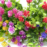 8pcs Artificial Camellia Flowers Realistic Silk Floral Decoration for Home Decor - Extra Image