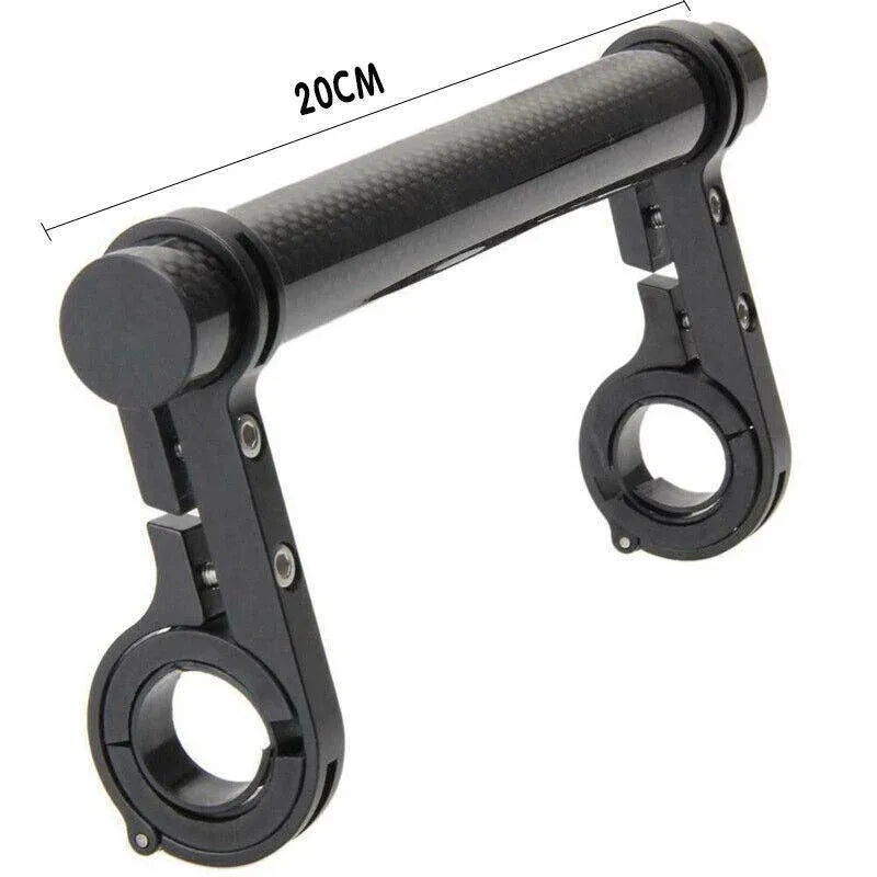 Double Mountain Bike Handlebar Extender Extension Bicycle Mount Bracket Holderau