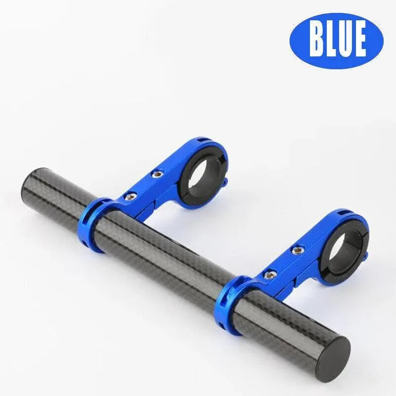 Double Mountain Bike Handlebar Extender Extension Bicycle Mount Bracket Holderau