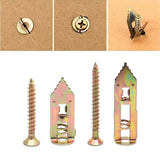 100PCS Self-Drilling Anchors Screws Percussion Expansion Kit -12x30mm/12x40mm - 12x40mm - Top-Down View